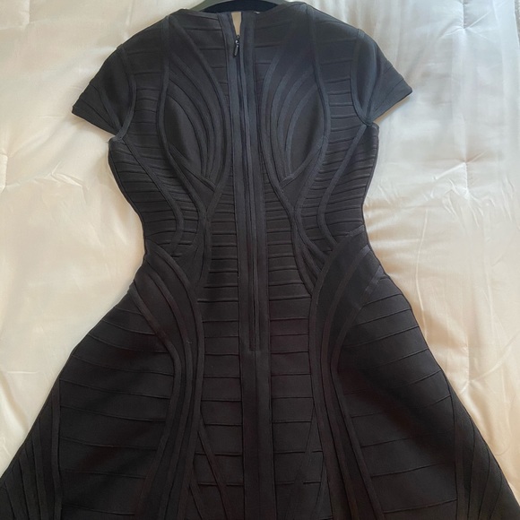 Herve Leger Black Dress